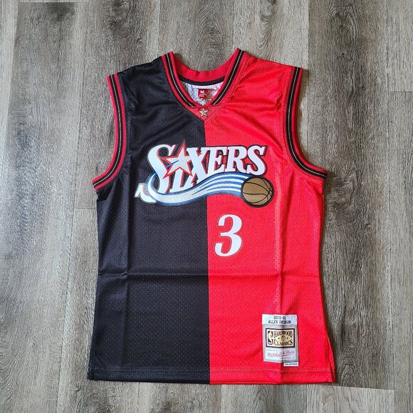 Mitchell & Ness Other - Mitchell & Ness Allen Iverson Philadelphia 76ers Split Jersey Men's Medium NWT